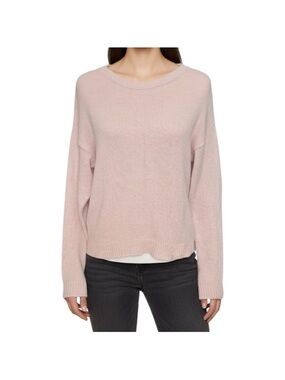 Vintage Maggie Lawrence Silk Angora Reversible Pink Sweater Size Large